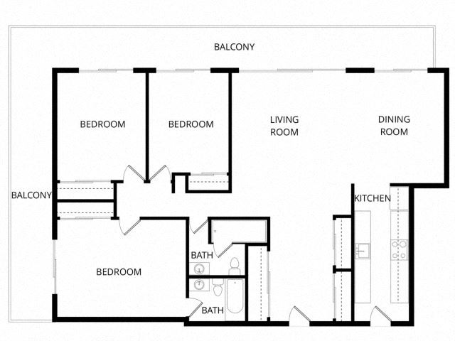 Capitol Towers Floorplans
